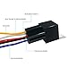 12 PACK 5 PIN SPDT Automotive Waterproof Relay Set Heavy Duty 40/30 AMP 12V DC Wiring Harness Set Relays w/ Interlocking Block Socket Holder + 16 Gauge Pigtails AWG Wire Harness