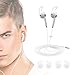 TAIR 2 Pack IPhone Headphones with Mic and Remote Control for IOS, Android smartphone (WHITE)