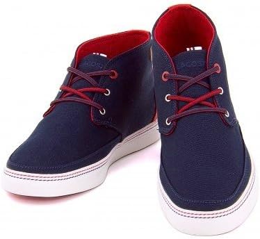 Amazon ラコステ メンズ ハイカット スニーカー クッション性 歩きやすい クラベル16 Clavel 16 Msc108 ダークブルー 27 5cm Lacoste ラコステ スニーカー