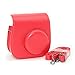 Leebotree Instant Camera Accessories Bundle Compatible with Fujifilm Instax Mini 9 or 8 8+ Instant Film Camera, Includes Camera Case/Album/Selfie Lens/Filters/Frame/Stickers (Red)