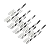 uxcell TLRS-9700 40 Celsius Bimetal Thermoastat Temperature Control Switch N.C 10 Pcs