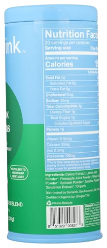 SUNWINK ORGANIC DETOX GREENS SUPERFOOD MIX, 4.2 OZ