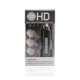 EarPeace HD Ear Plugs - High Fidelity Hearing Protection for Concerts & Music Professionals (Silver/White)