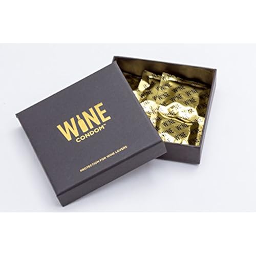 WINE CONDOMS Funny Wine and Beverage Bottle Stoppers, Set of 6, Tuxedo Black, Gold Foil Packaging, Fun, Funny, Great Gift for Women, Men and Wine Lovers Home & Kitchen, Kitchen & Dining, Kitchen Utensils & Gadgets, Bar & Wine Tools, Wine Stoppers & Pourers, Wine Stoppers