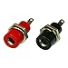 4mm Banana Socket Connectors, Soldering Type, Black and Red, 6 Pairs