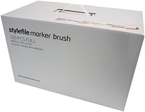 Stylefile Grafikmarker Brush 120er Set Main & Display Full Range alle Farben