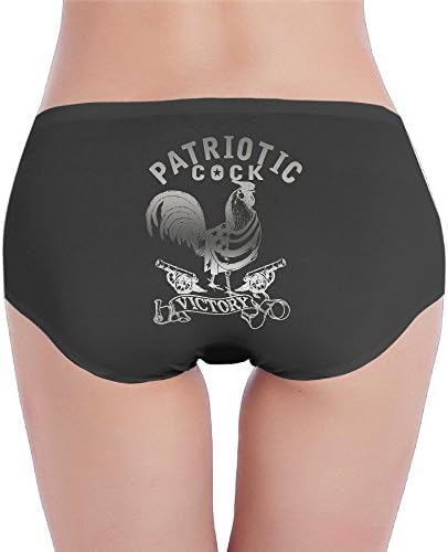 MAMAMU Patriot Cock Women's Low-Waist Hipsters Underwear Black S