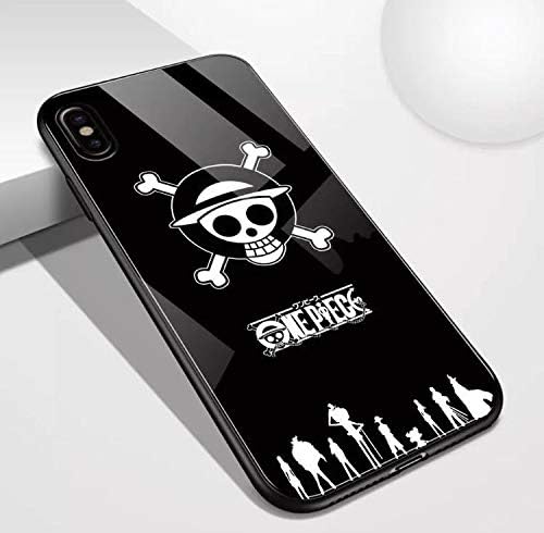 Amazon Co Jp Iphone 11 ケース ワンピース スマホ Iphone11 ガラス ガラスケース 背面ガラス ドクロ 海賊 ホビー
