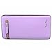 Women Long Clutch Wallet PU Leather Handbag Ladies Purse Large Capacity Multi Card Cellphone Holder Organizer with Zipper Closure Valentine’s Gift Gottowin (Lilac)