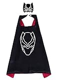 Halloween Costume Superhero Dress Up For Kids Party Cape and Felt Mask