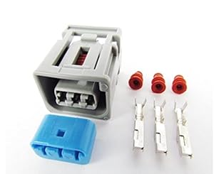 Amazon.com: CNKF 5 Sets 3 pin waterproof female gray connector for ford ...