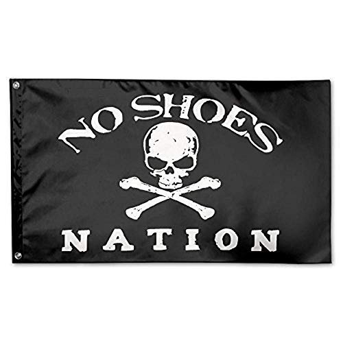 PQLQWH No ShoesNation Flag Fly Breeze 3x5 Polyester Flags With