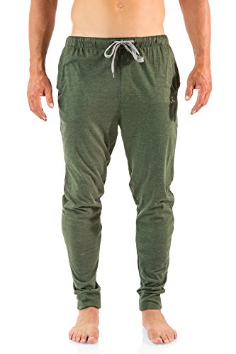 Balanced Tech Men's Cotton Knit Jogger Lounge Pants - Sage - X-Large