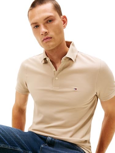Polo Manches Courtes Homme 1985 Slim Slim Fit, Beige (Sandalwood), L
