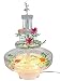 Lighted Plastic Water Fountain for Weddings, Garden, Home, Office, or Cake Centerpiece (13 inch)