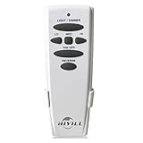 HIYILL Ceiling Fan Remote Control with Reverse for Hampton Bay UC7078T CHQ7078T (Just Remote Control HD6R)