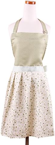 Vitto(tm) Kitchen Apron Heavy Duty Durable Comfortable and Easy to Clean (Dress Green)