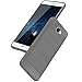 Huawei Ascend XT 2 Case, Huawei Elate 4G LTE Case, Dretal Carbon Fiber Shock Resistant Brusd Texture Soft TPU Phone case Anti-fingerprint Flexible Protective Cover For Huawei Ascend XT2 H1711 (Gray)