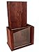 Premium Wood Brochure Holder - 4x9 Inch TriFold and Rackcard Stand - Elegant for Countertop, Tabletop or Desk Display (Stain)
