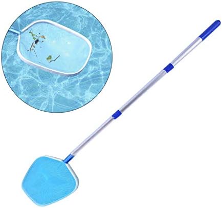 プール 掃除ネット 竿付き 伸縮調整可能 掃除ネット 露天風呂 温泉 公園 プール 池