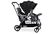 Joovy Caboose S Too Double Stroller, Stand on Tandem, Premium Sit and Stand, Grey Melange