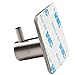 Wall Hooks 4 packs,SAGEME Adhesive Hook Heavy Duty Sticky Wall Hooks Wall Hangers Stick on Hooks 304 Stainless Steel Closets, Coat, Hat,Towel Robe Hook Rack Wall Mount for Bathroom and Bedroom
