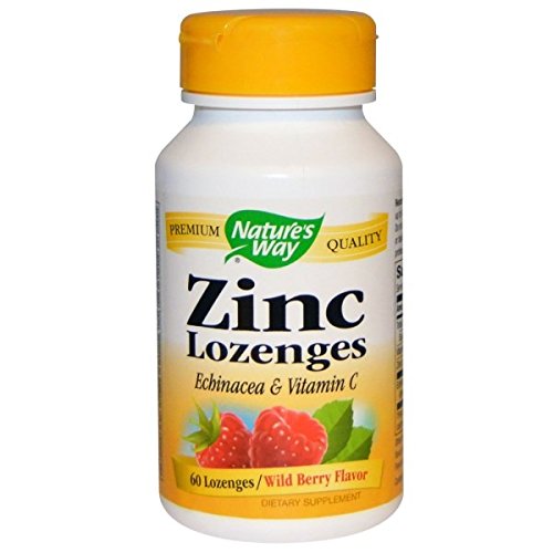 Zinc/Echinacea&Vitamin C Lozenges-Berry Flavor Nature's Way 60 Lozenge Zinc/Echinacea&Vitamin C Lozenges-Berry Flavor Nature's Way 60 Lozenge