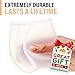 Silicone Wine Glasses - Set of 4 - Unbreakable Outdoor Rubber Wine Cups: 14 oz, Clear Silicone. 100% Dishwasher Safe - Shatterproof Glass for Travel, Outdoor, Picnic, Pool, Boat, Camping