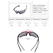Jon Senkwok Polarized Sun Glasses Sports For Men with Sport sunglasses