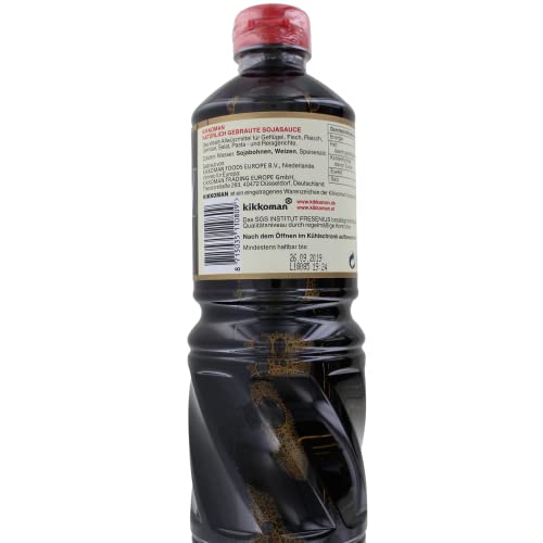 KIKKOMAN - Sojasoße (Pet) - (1 X 1 LTR) (Packung mit 2) 3