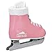 Lake Placid Starglide Girl's Double Runner Figure Ice Skate, Pink/White, Y10