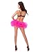 Dressystar Women's Adult Tulle Tutu Ballet Dance Fluffy Skirt Assorted Colors Rose