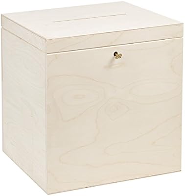 BARTU - Caja de regalo de madera (25 x 29 x 30 cm): Amazon.es: Hogar