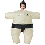YEAHBEER Inflatable Costumes | T-REX Costume | Halloween Cosplay Costume| Blow Up Costume - Suit for Adult/Kid … (E-Sumo Kid)