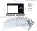 Medal Holder for Runners - Medal Display Rack with Holders for Race Bib & Award Ribbon - Running Medal Hanger with Chalk Notes Area & 20 Bib Sleeves for Marathon Runners