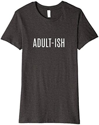 Womens Adult-ish T-shirt by Princess Pinky Girl Medium Dark Heather