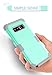 Galaxy Note 8 case, PIXIU Heavy Duty Shockproof Hybrid High Impact Hard Plastic+Soft Silicon Rubber Protective Cases for Galaxy Note 8 6.3 inch 2017 Release Mint Green