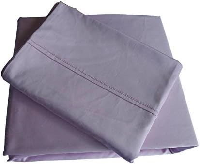 Hyaline Home 4 Piece Bed Sheet Set, 100% Cotton 400 Thread Count Bedding Set (Pink, King)