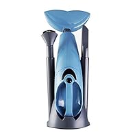 TQZY Handheld Cordless Vacuum Cleaner, Powerful Hand Held Portable 3.5KPa 220V 100w Quickly Rechargeable Cleaner, Wet Dry Vacuum with Lithium for Home Sofa Car Pet Hair,Blue