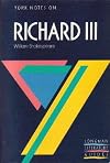 York Notes on William Shakespeare's Richard III