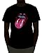Emazing Lights Lips Sound Activated Light Up Rave Tee (Large)