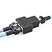 HENGSHENG RJ45 Splitter Adapter 1 to 2 Female Port CAT 5/CAT 6 LAN Ethernet Socket Splitter Connector Adapter