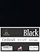 Black Cardstock - 8.5 x 11 inch - 65Lb Cover - 50 Sheets