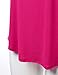 FLORIA Womens Basic Flowy Loose Fit Ultra Lightweight Soft Knit Sheer Tank Top FUCHSIA 2XL