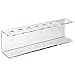 MyGift Wall Mounted Clear Acrylic Dry Erase Marker Holder Organizer for 6 Markers and Eraser Holder, Hanging Whiteboard Accessories Rack for Office Home Dorm Classroom Meeting Room