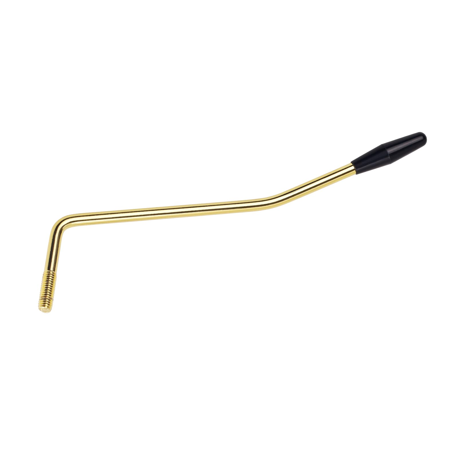 Banworks Electric Guitar Tremolo Arm Metric M6 Whammy Bar with 5.8mm (15/64") Thread for Tremolo Bridges of Squier Strat ST Guitars Made in China and Indonesia JT/YB-01 Golden with Black Tip
