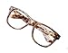 FancyG Classic Retro Fashion Style Clear Lenses Glasses Frame Eyewear - Leopard