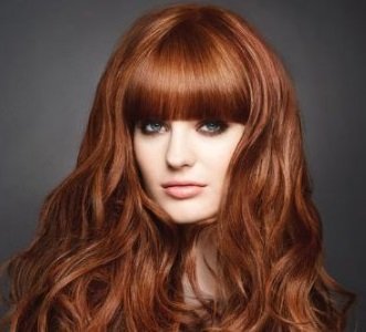 One Piece Clip In Fringe Bangs Hairpiece Dark Ginger Very Real