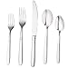 Bruntmor, CRUX Sterling Quality Silverware Royal 20 Piece Flatware Cutlery Set, 18/10 Stainless Steel, Service for 4-100% Rust Proof