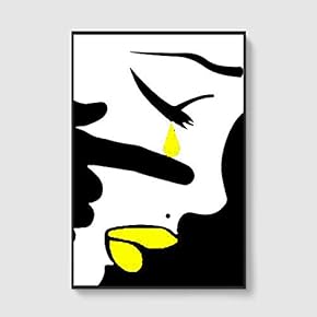 SIGNFORD Framed Canvas Home Artwork Decoration Lines Art...